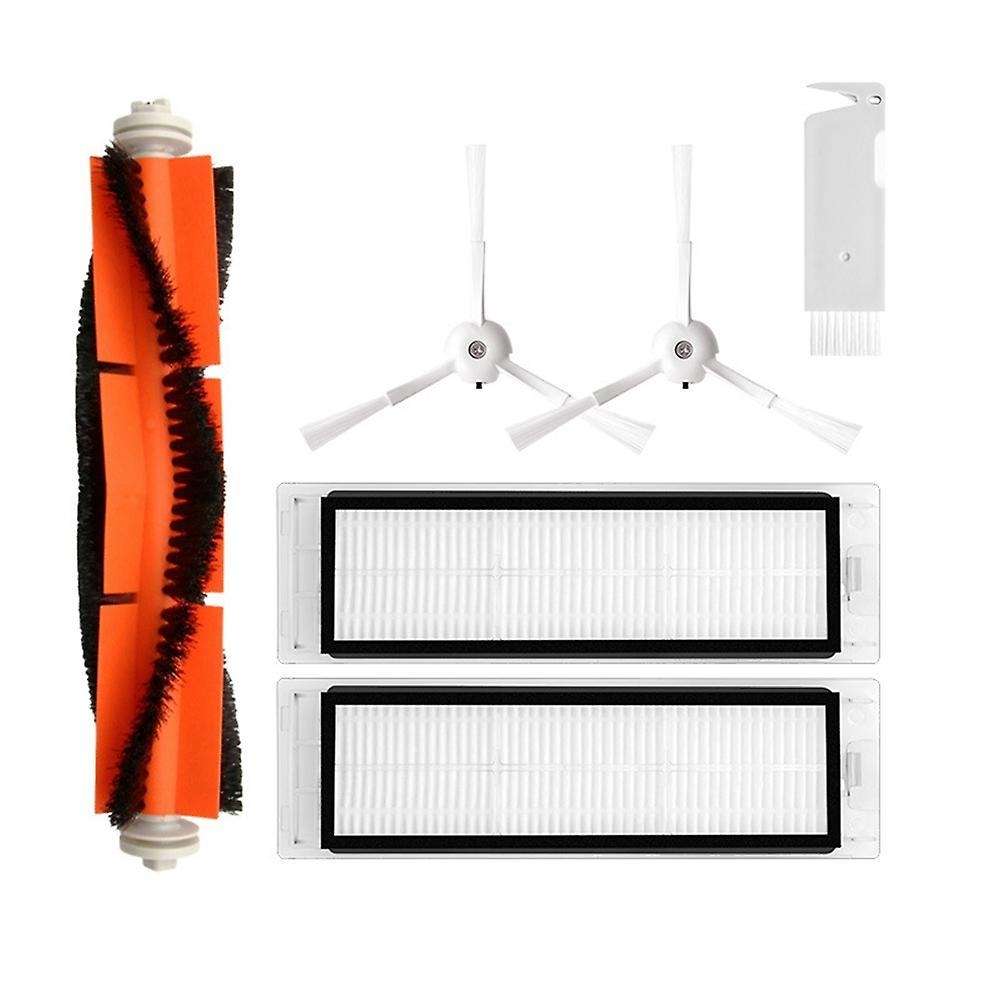 6pcs Side Brush Main Brush Rag Filter Screen Cleaning Brush