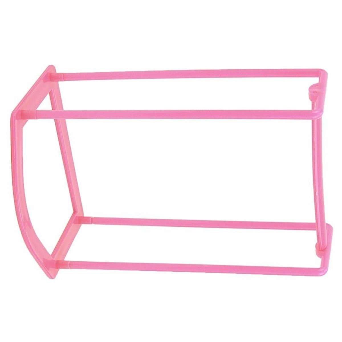 1pcs Smart Design Clothes Hanger Stacker Holder Storage Rack(pink)