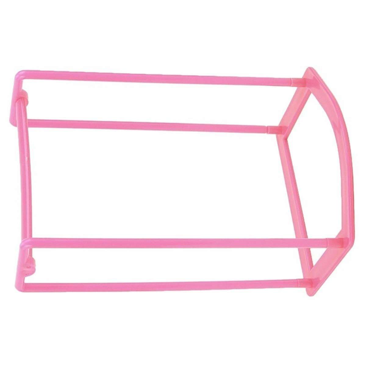 1pcs Smart Design Clothes Hanger Stacker Holder Storage Rack(pink)