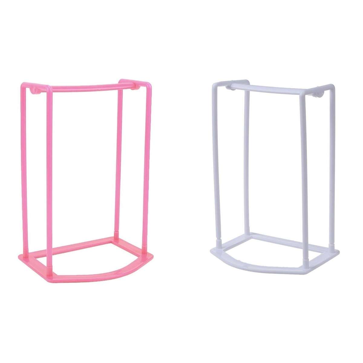 1pcs Smart Design Clothes Hanger Stacker Holder Storage Rack(pink)