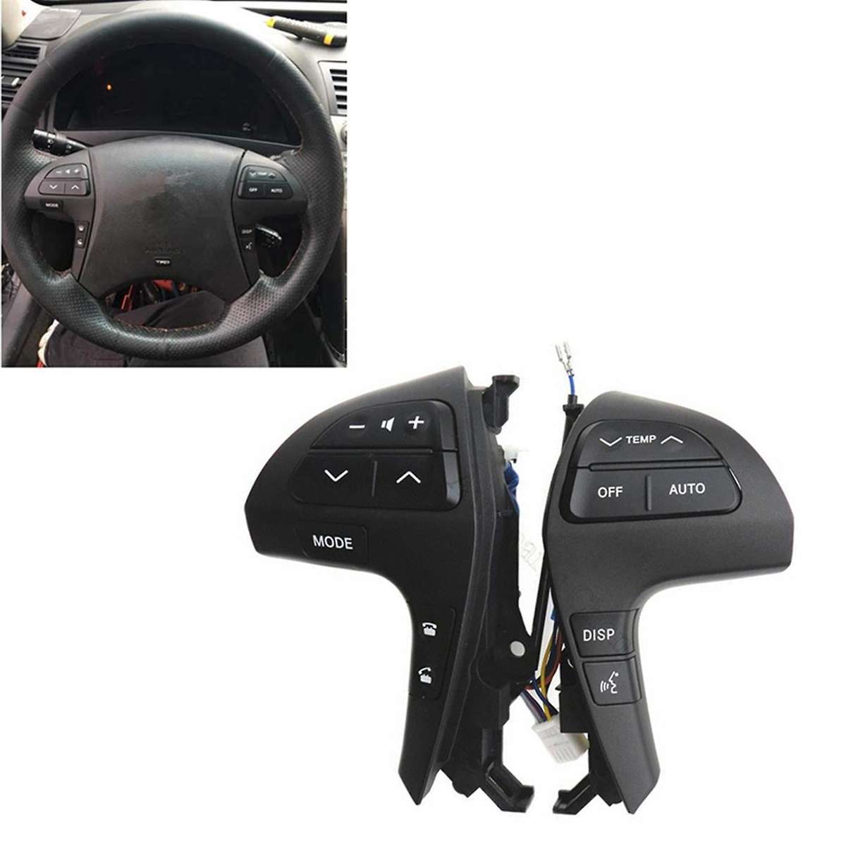 3x Multifunction Steering Wheel Switch for Toyota Camry Highlander A