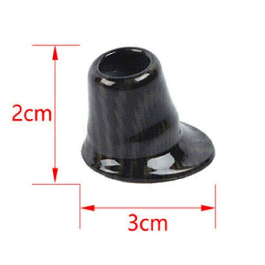 Car Radio Antenna Base Cover Trim Fit for Ford,abs Carbon Fiber