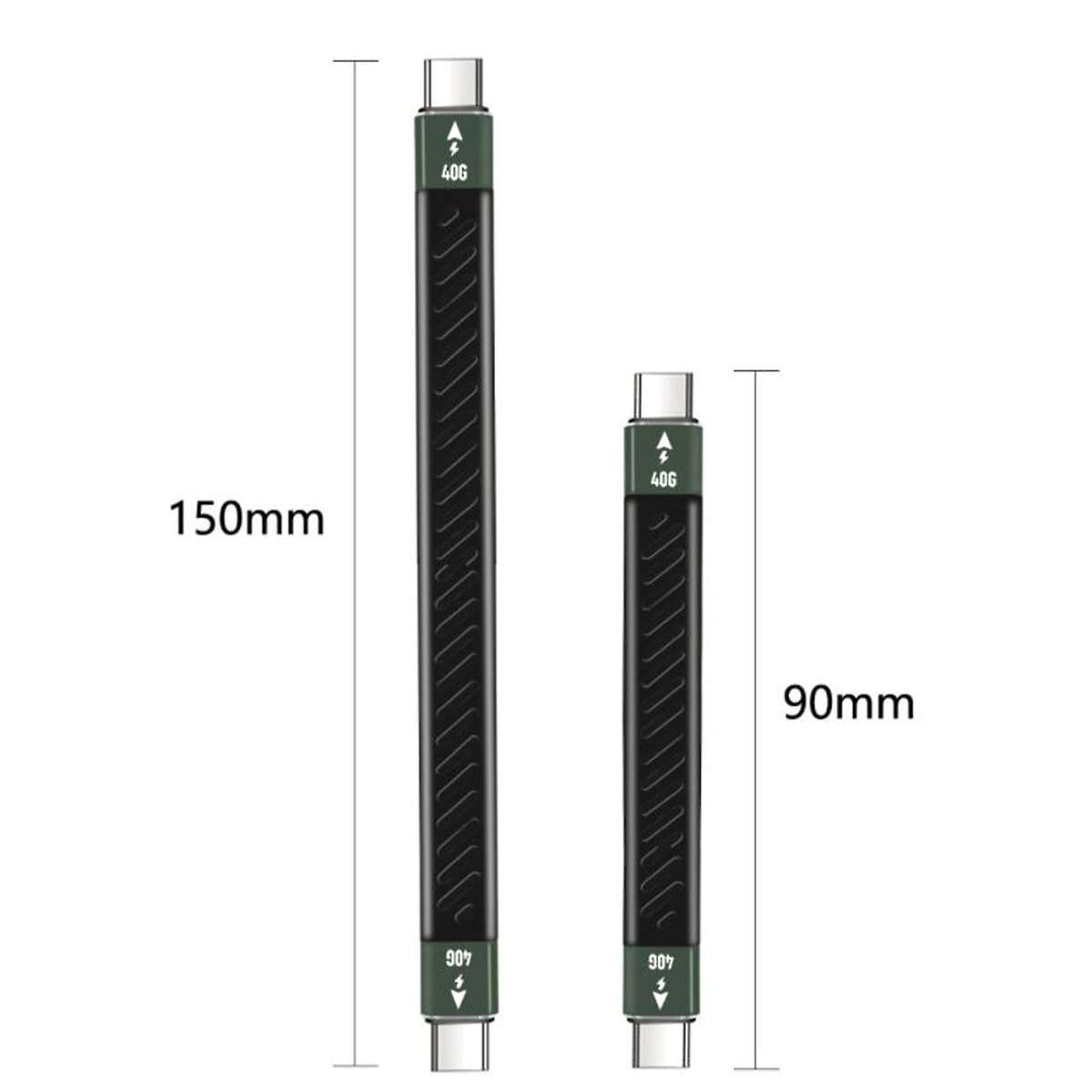 Jeyi Pd 60w 3 40gbps for Macbook Pro Quick Charge Data Cable,9cm
