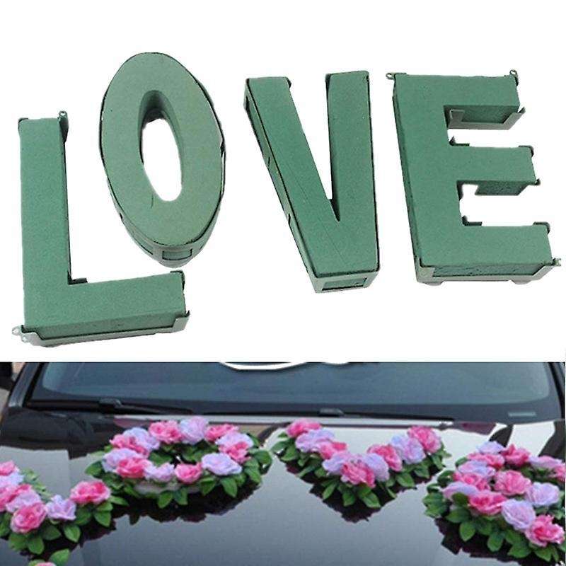 Floral Foam Love Flower Holder with Floral Foam and Suction Cup