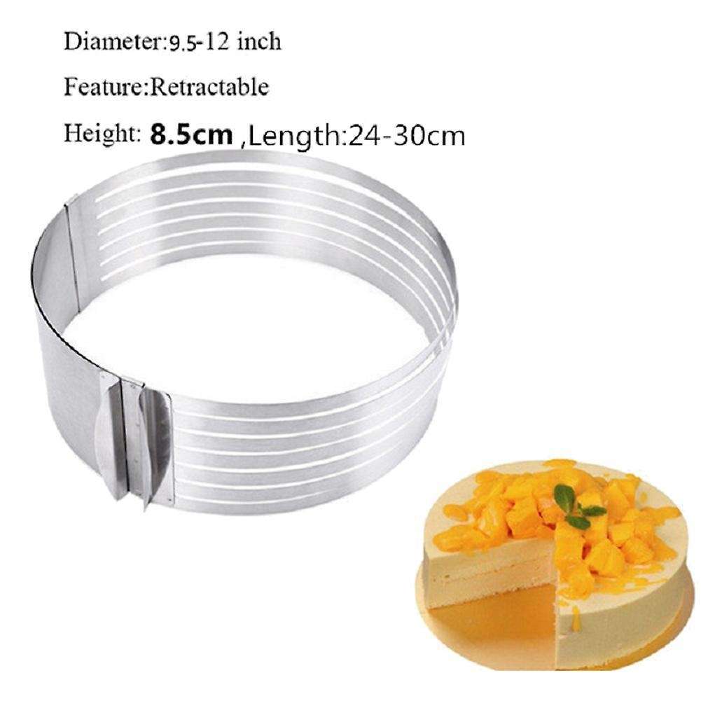 Adjust Cake Knife Slicer Stainless Steel Round Bread Cake Slice B