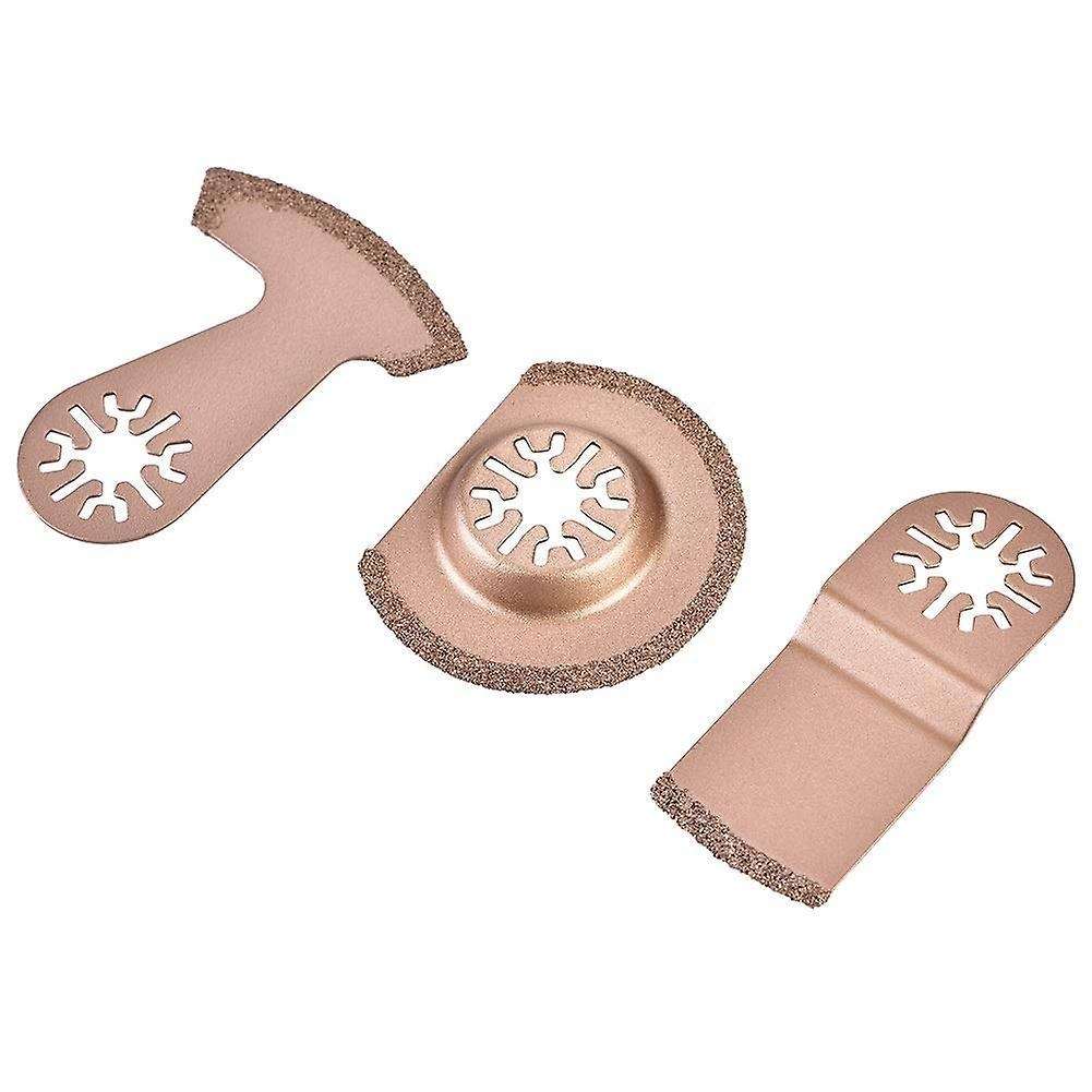 3pcs Multi Function Tile Saw Blades Set for Porcelain Tile Cutting