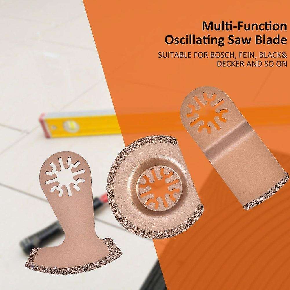 3pcs Multi Function Tile Saw Blades Set for Porcelain Tile Cutting