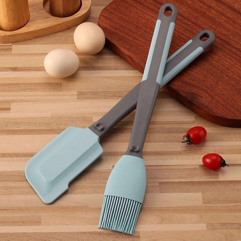Silicone Spatula Set Barbecue Oil Brush Cake Cream Spatula Pink