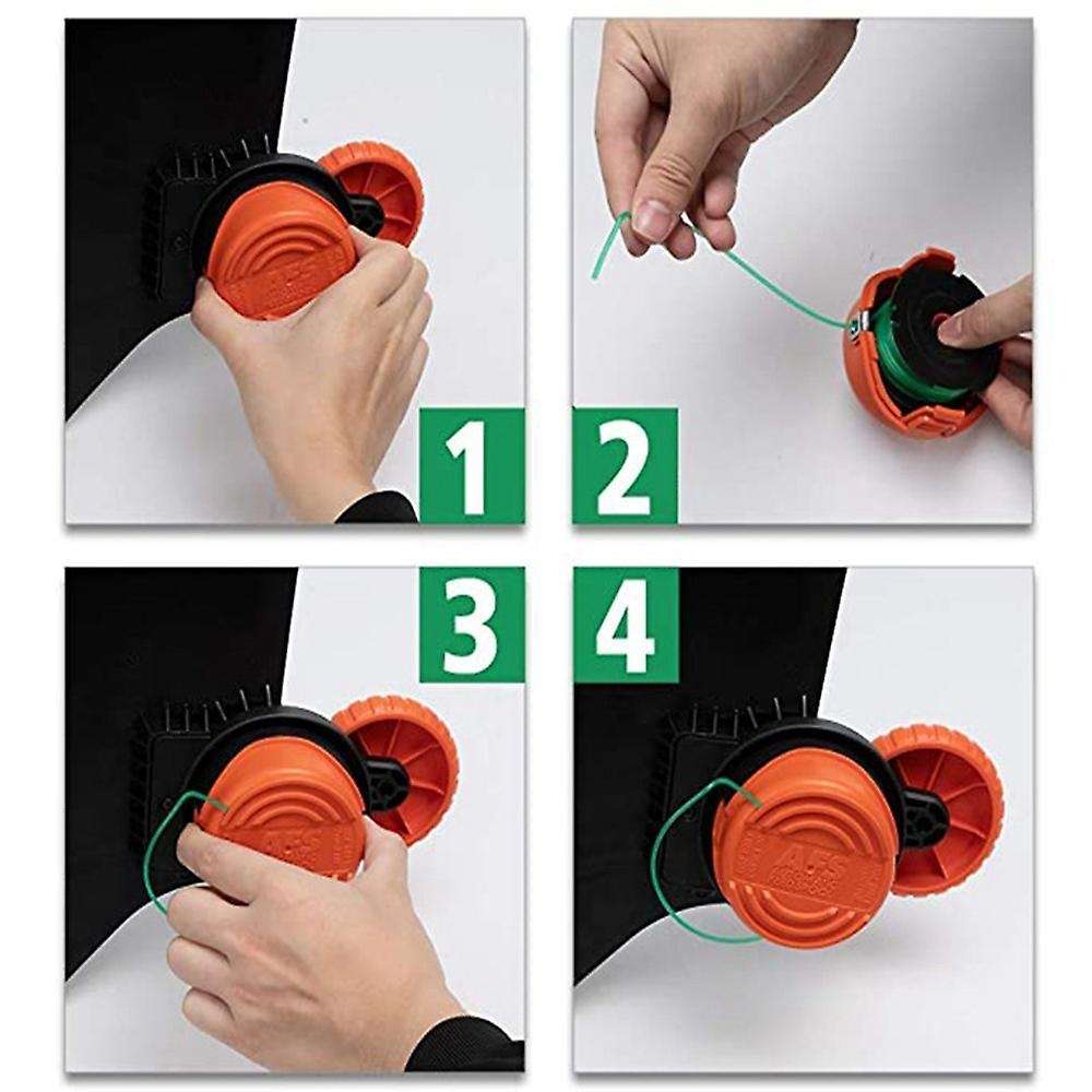 4 Pack Weed Eater String Compatible with Black&decker Gh3000 Trimmers