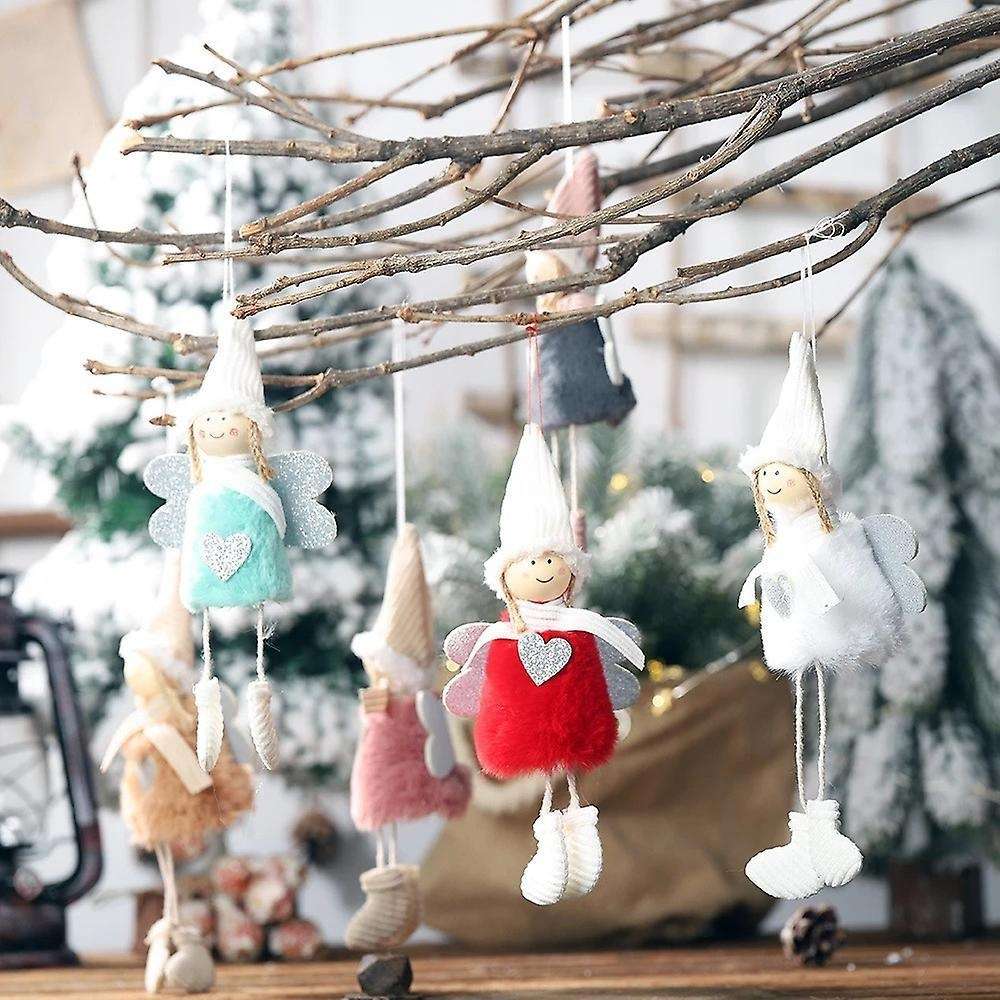 Christmas Angel Doll Pendant Merry Christmas Decor for Home
