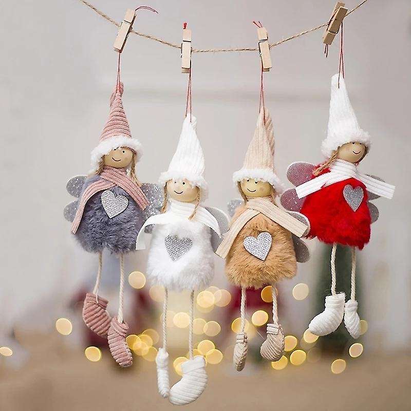 Christmas Angel Doll Pendant Merry Christmas Decor for Home