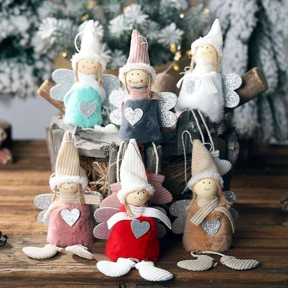 Christmas Angel Doll Pendant Merry Christmas Decor for Home