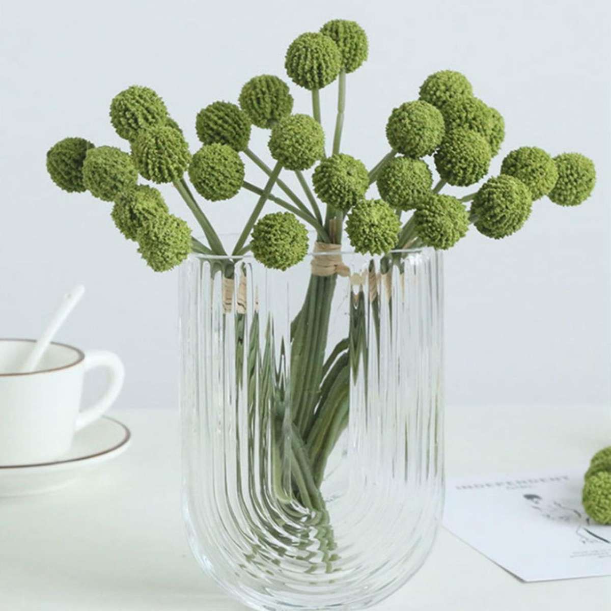 9 Pcs Golden Ball Artificial Flower Ball C