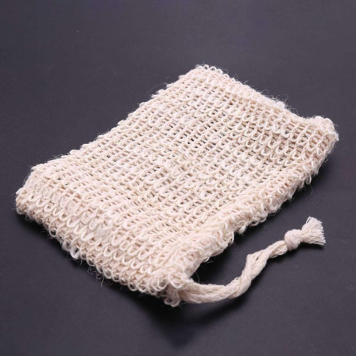 15 Packs Of Soap to Exfoliate Natural Flax Soap Bag