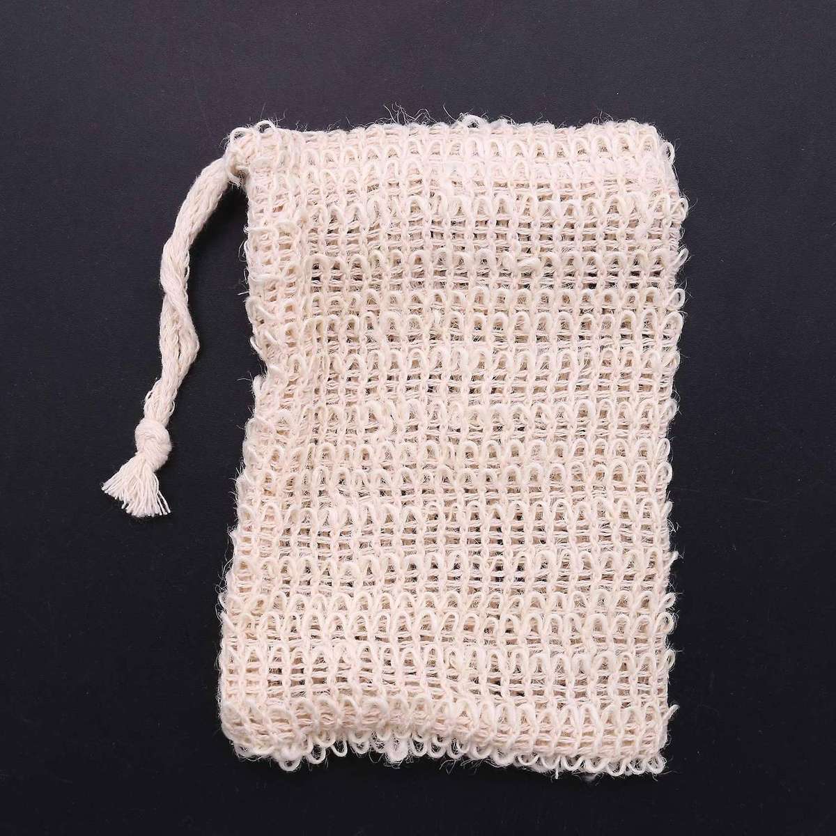 15 Packs Of Soap to Exfoliate Natural Flax Soap Bag