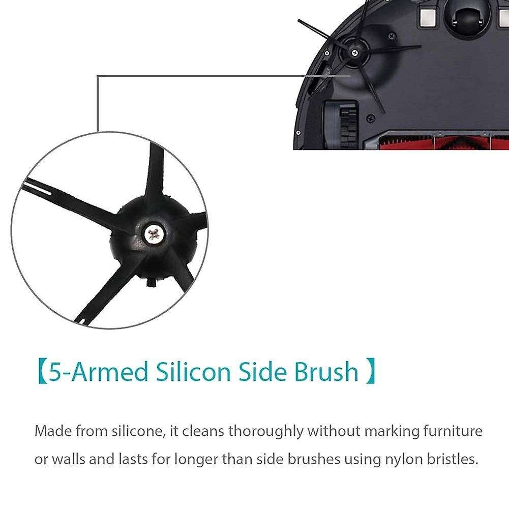 6pcs Side Brushes Parts for Roborock S7 Series, S6 Series, S5 Series