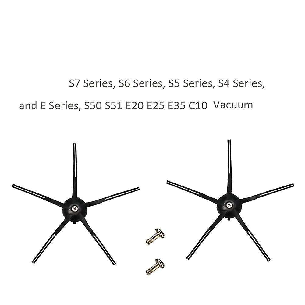 6pcs Side Brushes Parts for Roborock S7 Series, S6 Series, S5 Series