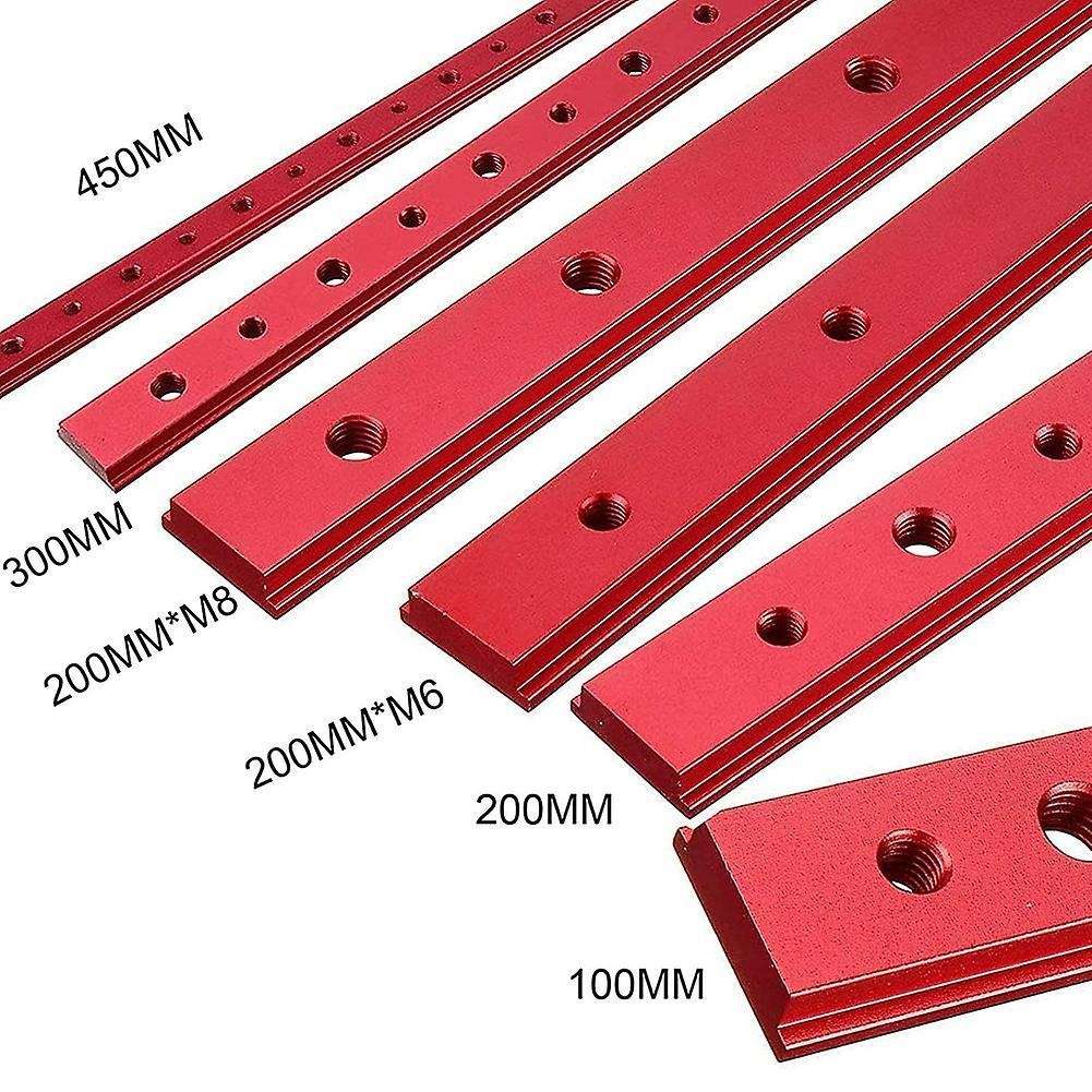 Miter Bar Slider Table Saw for T-slot T-track Fixture Slot,200mmxm6
