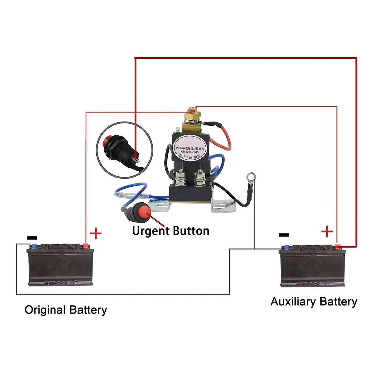 200a Dc 12v Dual Battery Isolator Relay Normally Open Mart Device