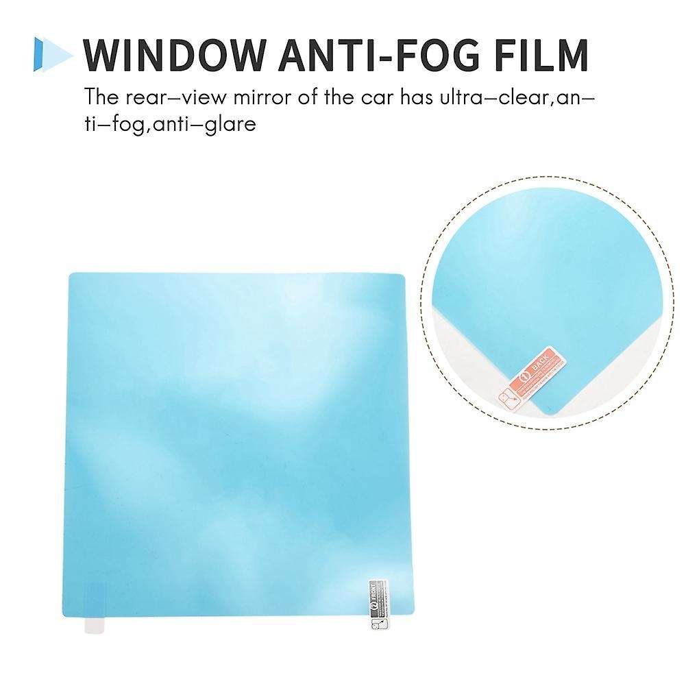 4pcs Car Rearview Mirror Film Film Film (2 Round and 2 Rectangles)
