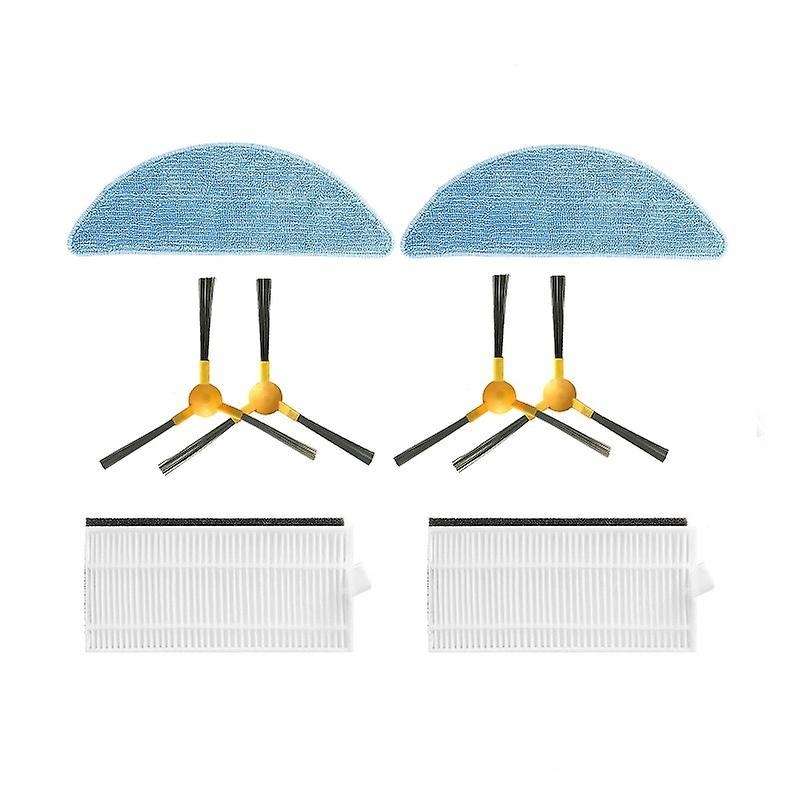 Side Brush + Filter + Mop for Neatsvor X500/x600 Tesvor T8 M1 S6 Kit