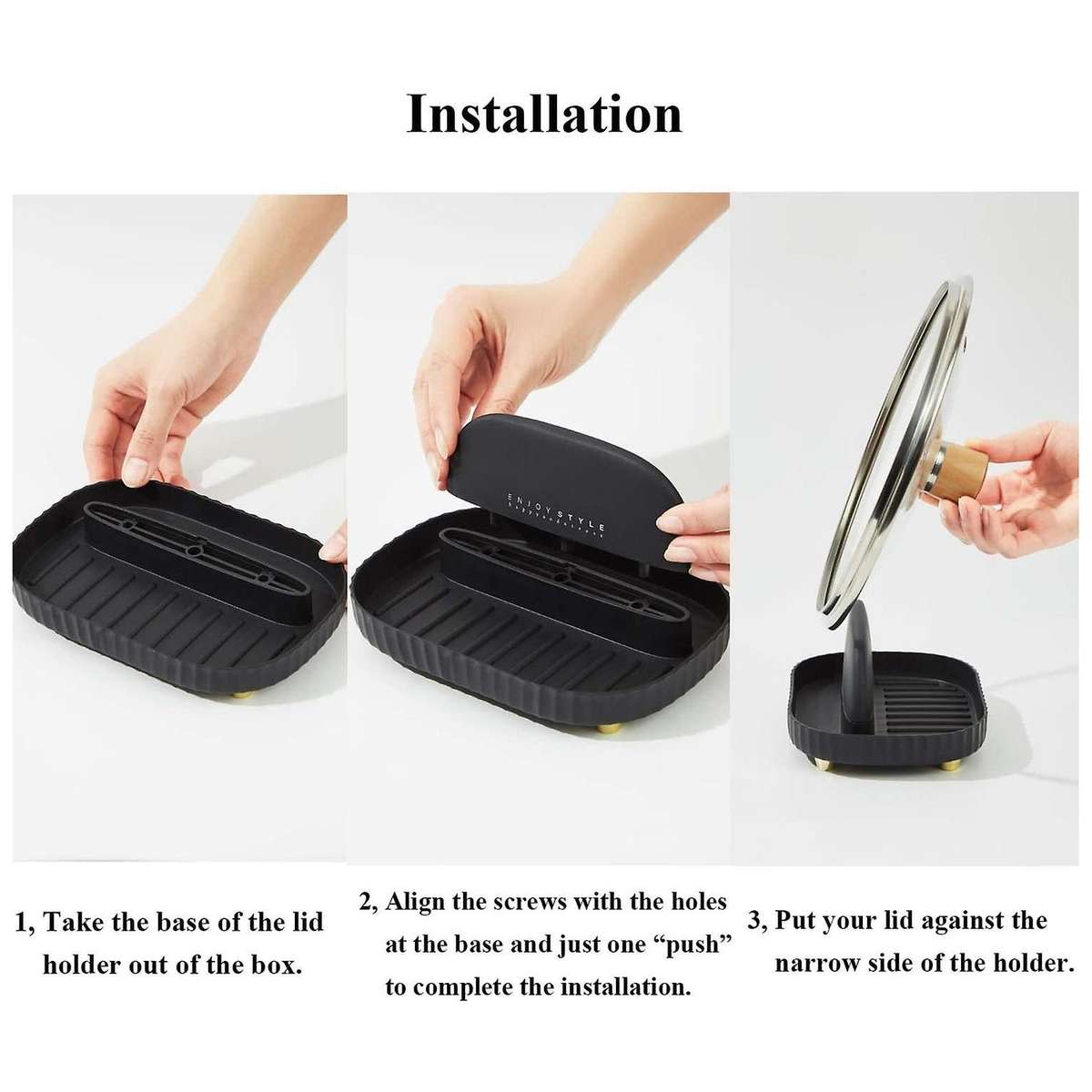 Spoon Rest for Stove Top, Cooking Spatula Spoon Holder Countertop, B