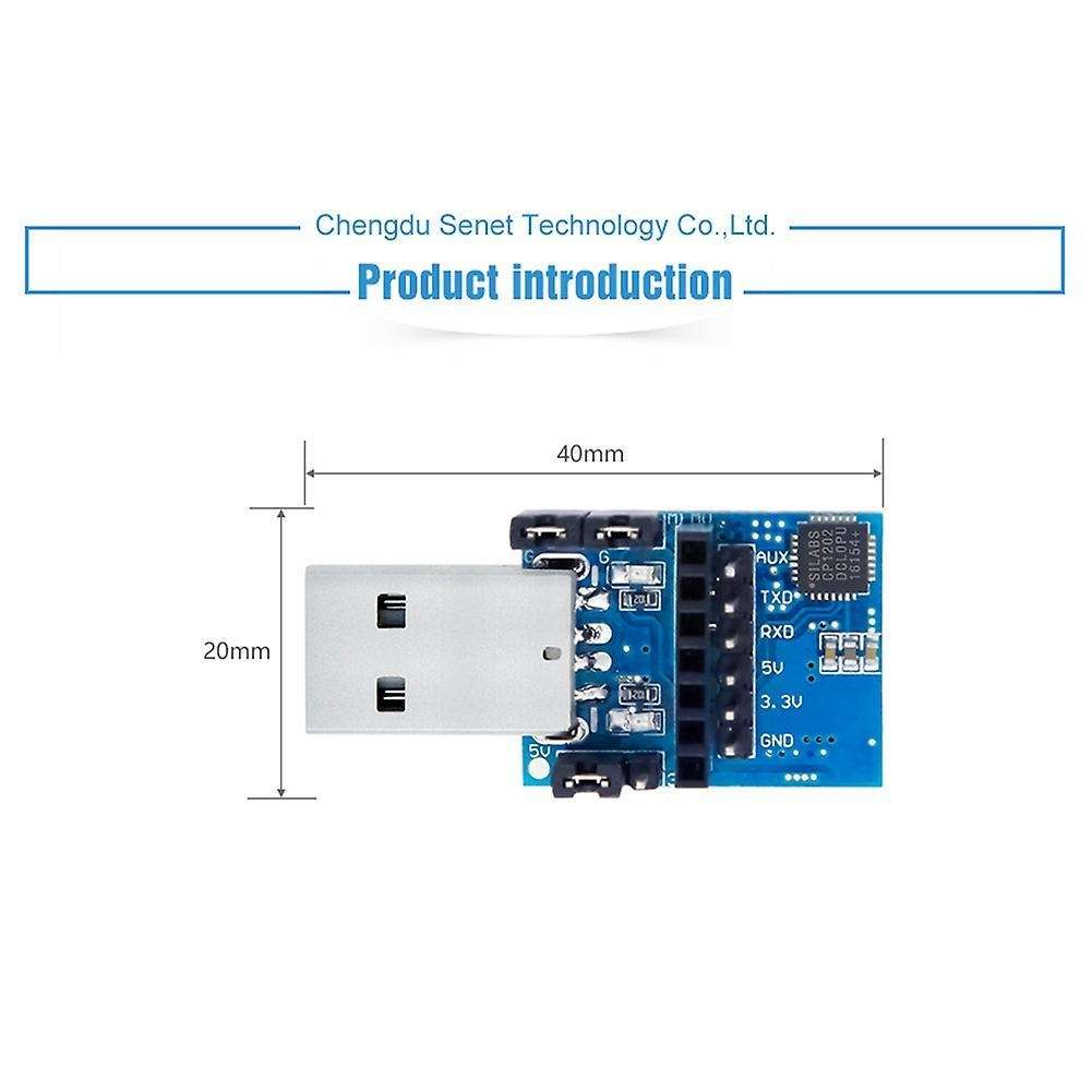 Usb Uart Cp2102 Cdsenet Uart Usb to Ttl Board for Rf Serial Module