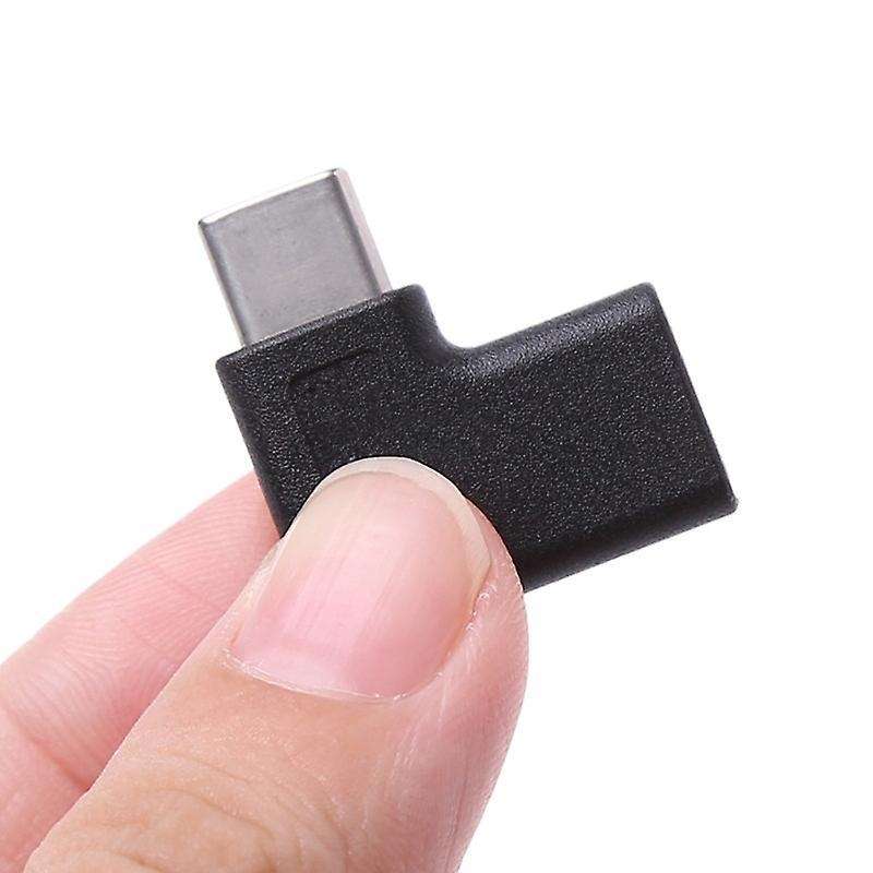 90 Degree Type C Adapter, Usb C Male to Female Adapter Connector