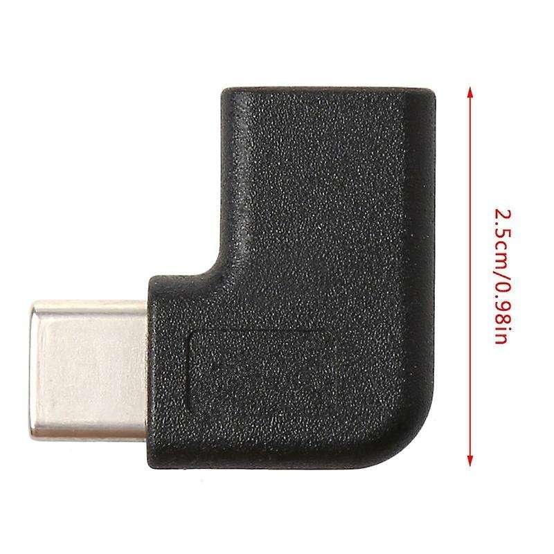 90 Degree Type C Adapter, Usb C Male to Female Adapter Connector