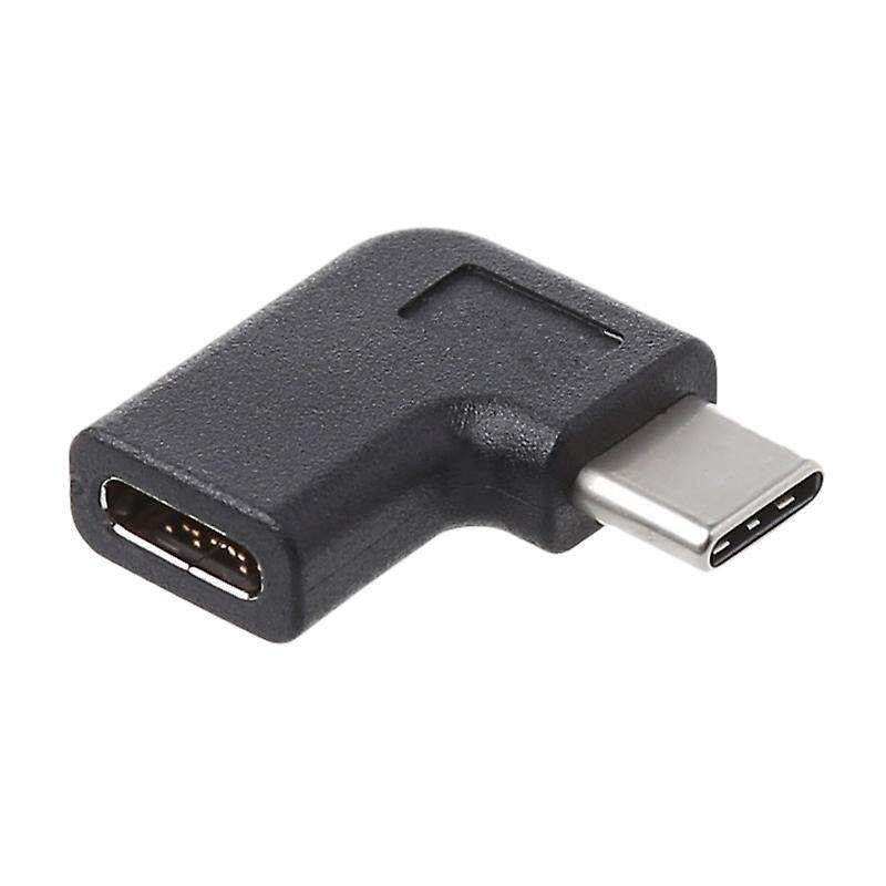 90 Degree Type C Adapter, Usb C Male to Female Adapter Connector