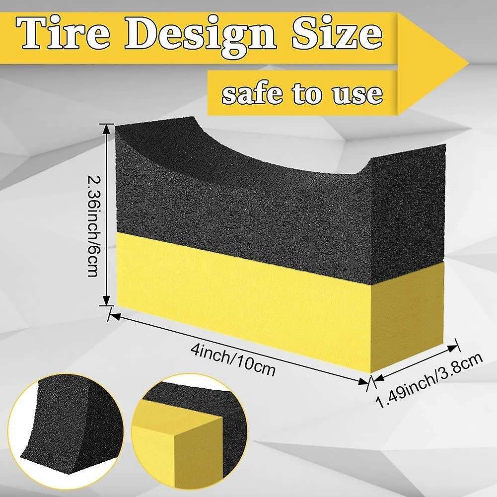 Tire Applicator Dressing Shine Sponge-tire Pads for Car,painted Steel