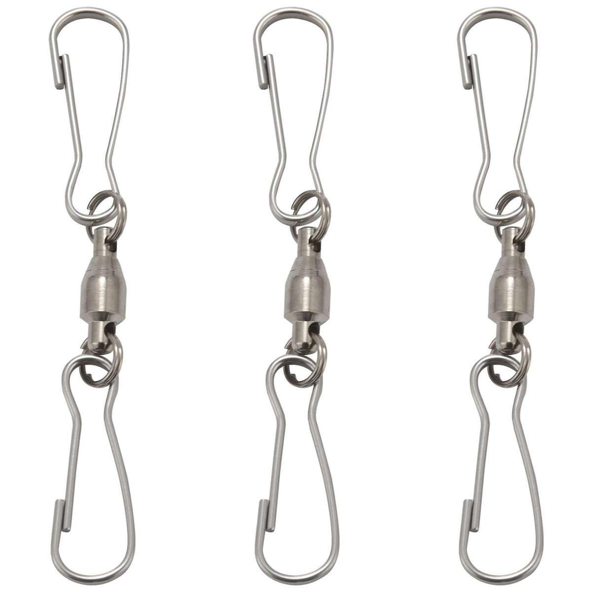 12 Pack Spinning Double Clip Swivel Hooks for Wind Spinners, Hanging