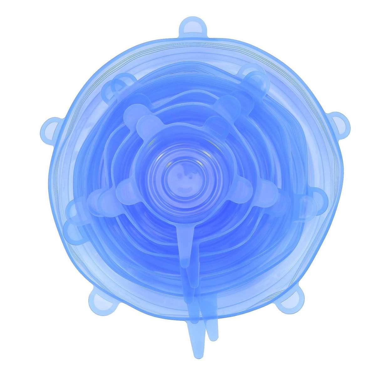 12 Pcs Durable Silicone Stretch Lid - Expandable Food Cover( 6 Sizes)