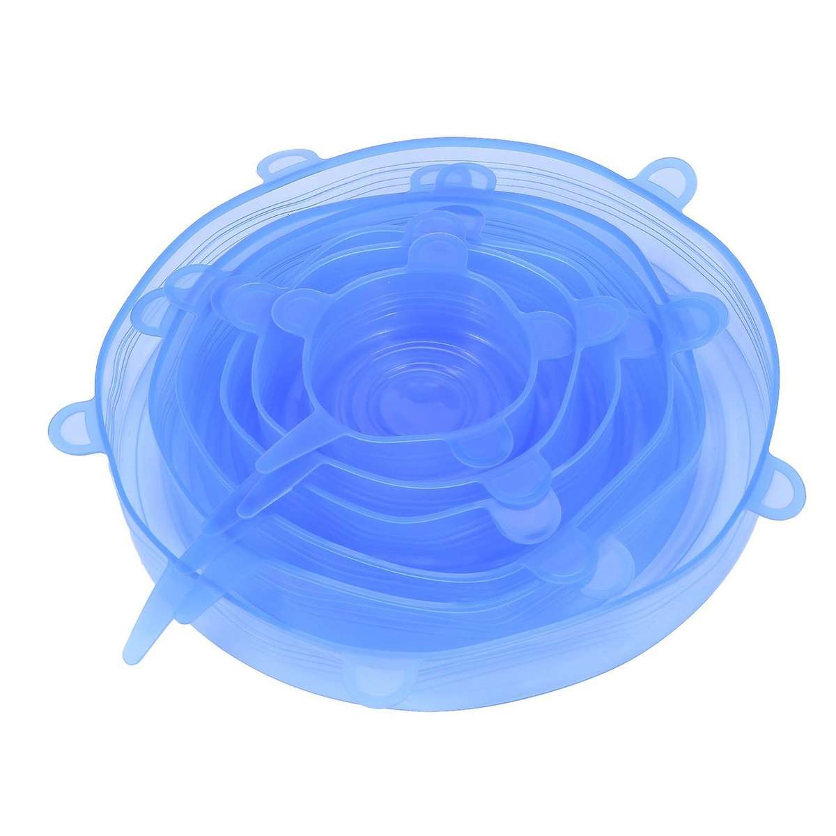 12 Pcs Durable Silicone Stretch Lid - Expandable Food Cover( 6 Sizes)