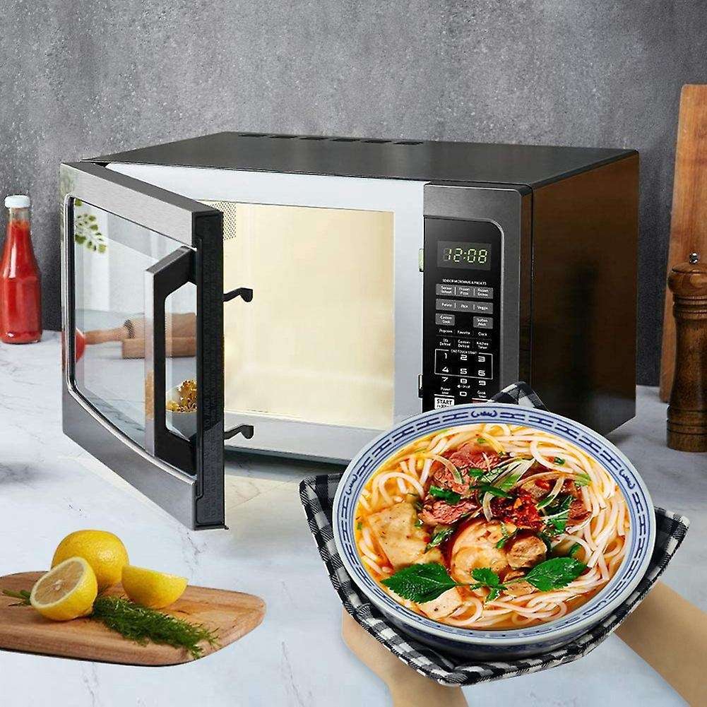 Bowls Holder,microwave Heat Plate for Home and Hot Bowl Holder Plaid