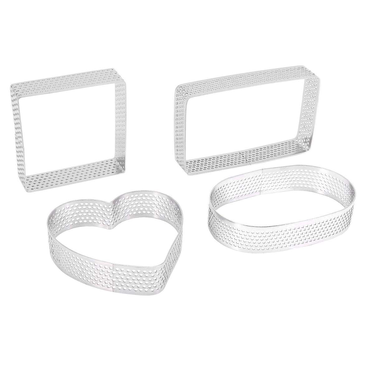 Mould Baking Tools Heat-resistant Perforated Cake Mousse Ring