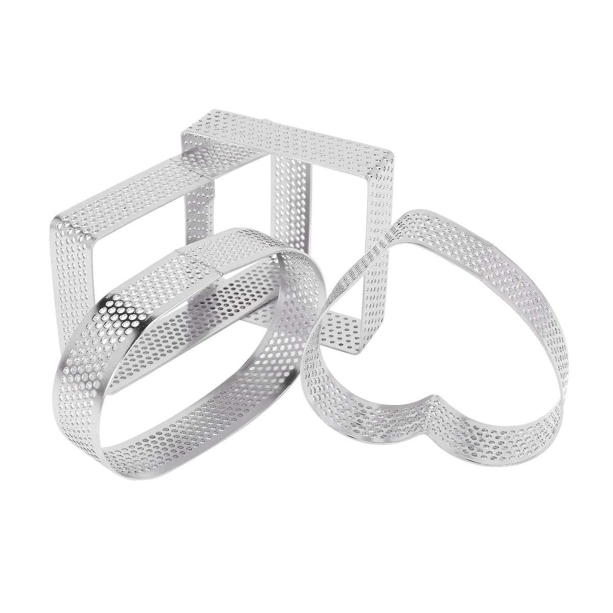 Mould Baking Tools Heat-resistant Perforated Cake Mousse Ring