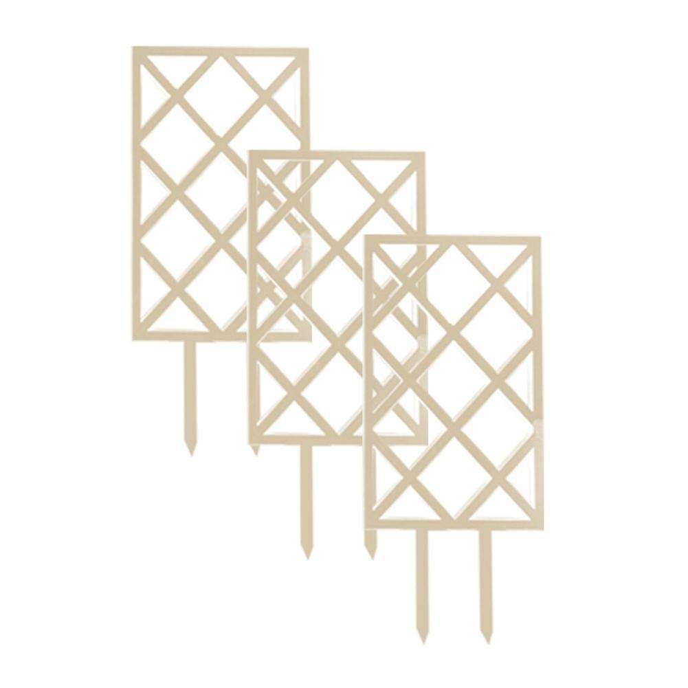 3pcs Climbing Vine Rack Plant Potted Wood Support Frame Rack Pole -3