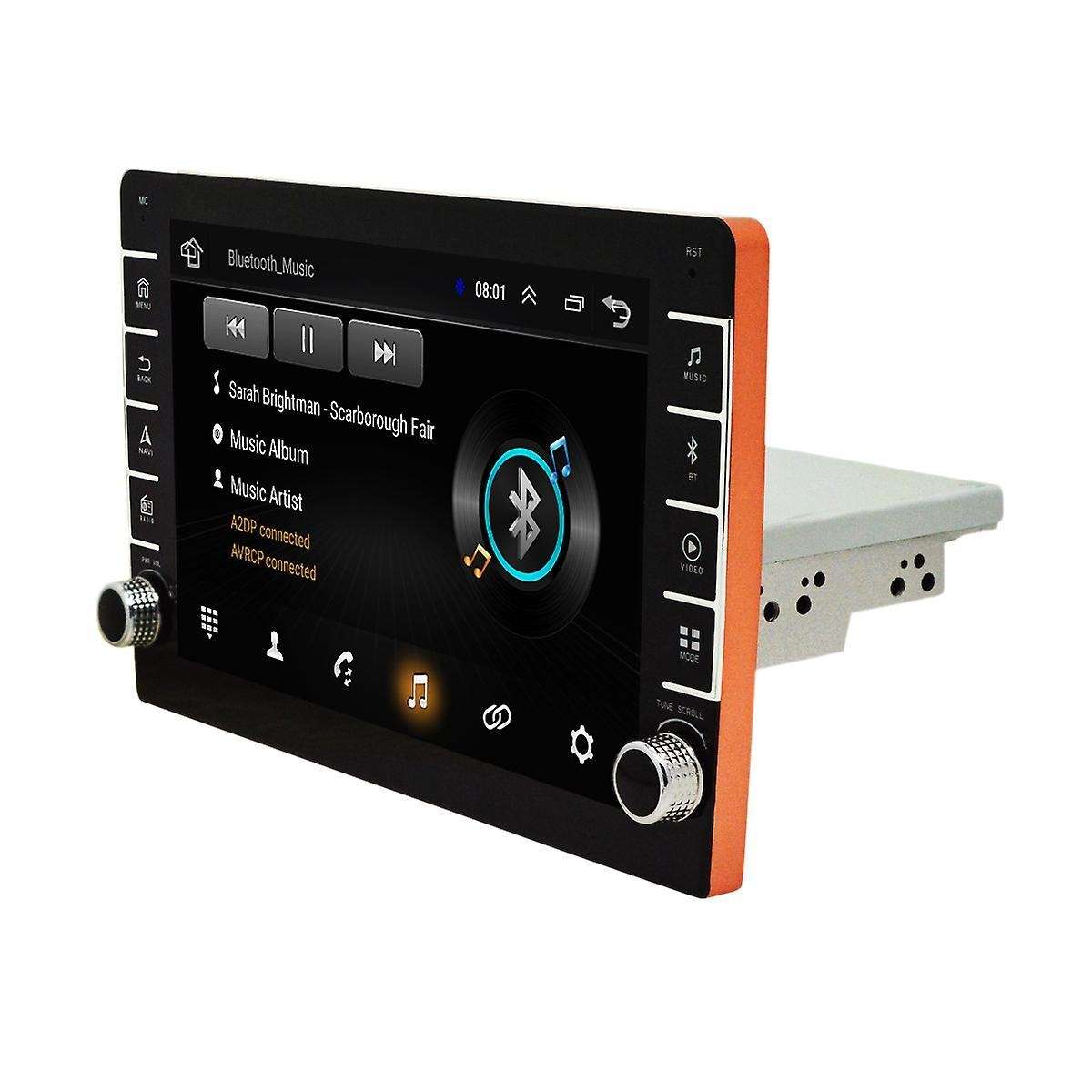 8 Inch Adjustable Wifi Car Stereo Radio Quad-core Android 8.1 Mp5