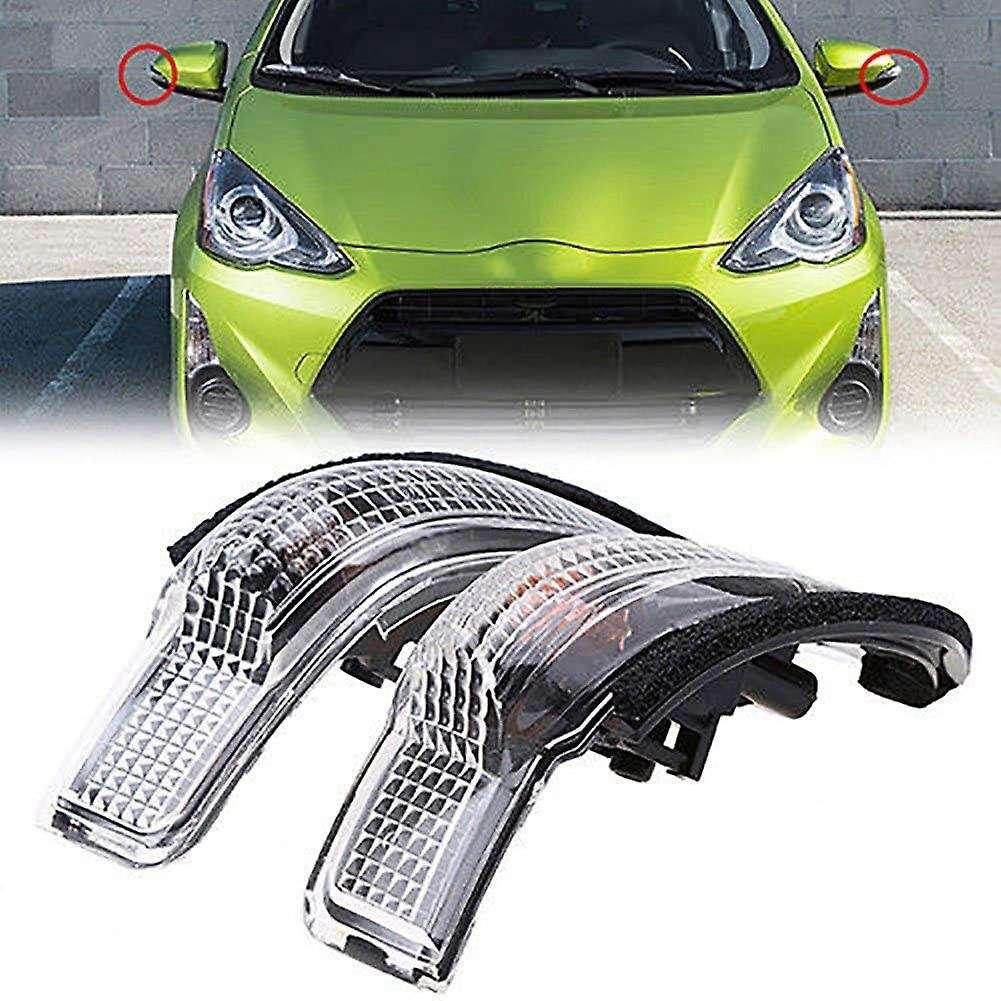 2pcs Rear Mirror Turn Signal Light for Toyota Corolla Camry Yaris