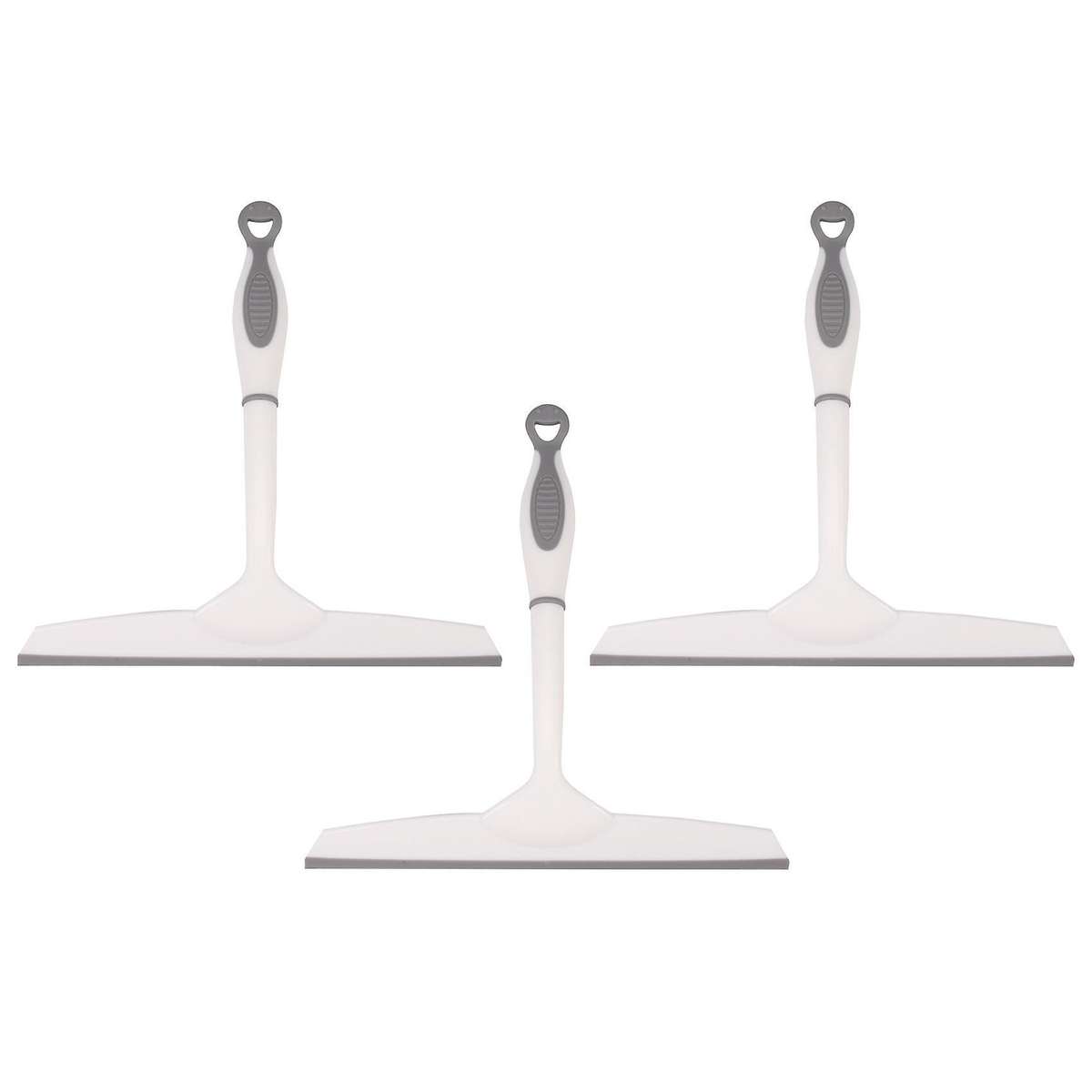 3x Practical Glass Scraper Wiper Window Brush Home Multipurpose Tools