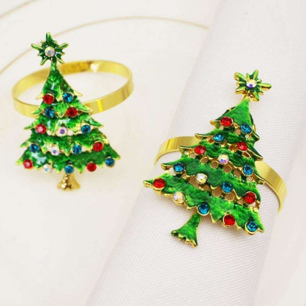 8pcs Metal Bow Flower Wreath Mouth Ring Napkin Ring Table Supplies,c