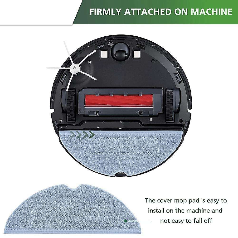 Mop Cloth Pads Compatible for Xiaomi Roborock S7 T7s T7plus Vacuum