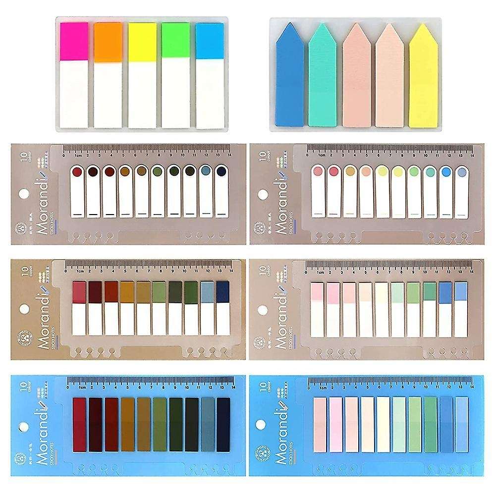 1400 Pcs Sticky Index Label Signs, Page Marker Sticker Translucent