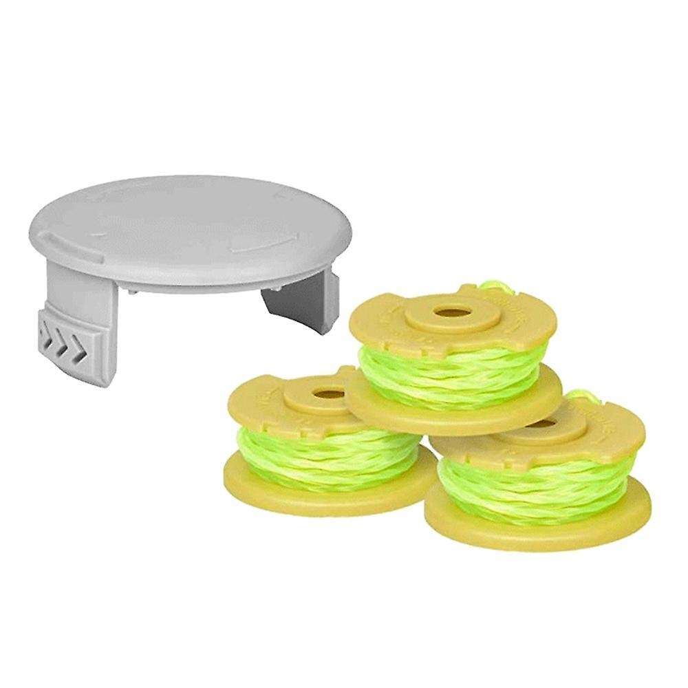 Ac80rl3 Spool Line for Ryobi One Plus+ 18v, Trimmers (3 Spool+1 Cap)
