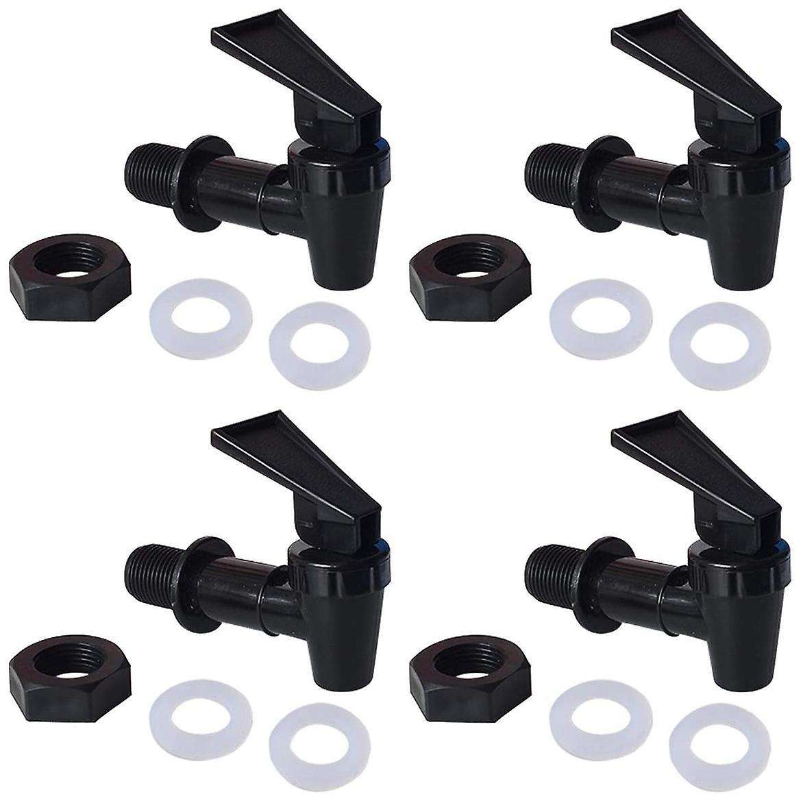 4 Pcs Cooler Faucet Water Bottle Jug, Dispenser Tap Set, Reusable C