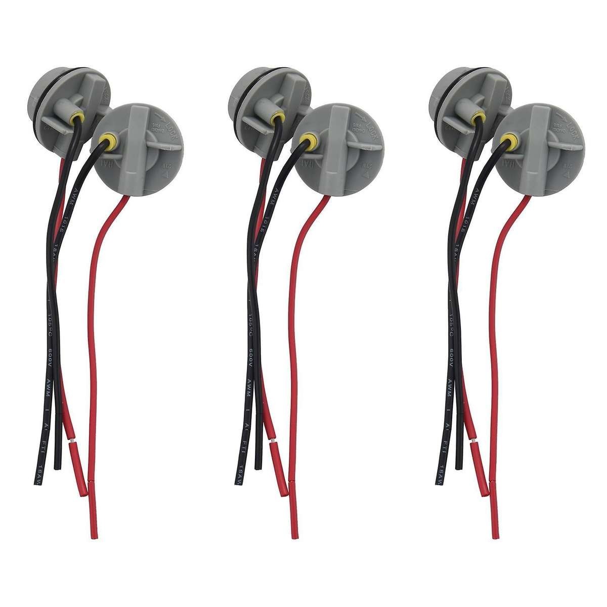 6pcs 1156 Bay15d Lamp Holder Bulbs P21/5w Adapter Base Socket