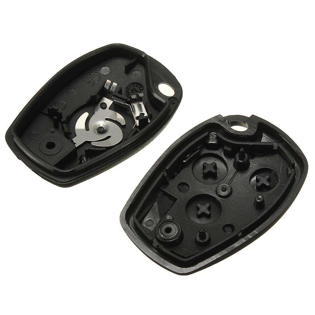 Cover Remote Key Shell for Renault Clio Mk3 Kangoo Modus Spare Black