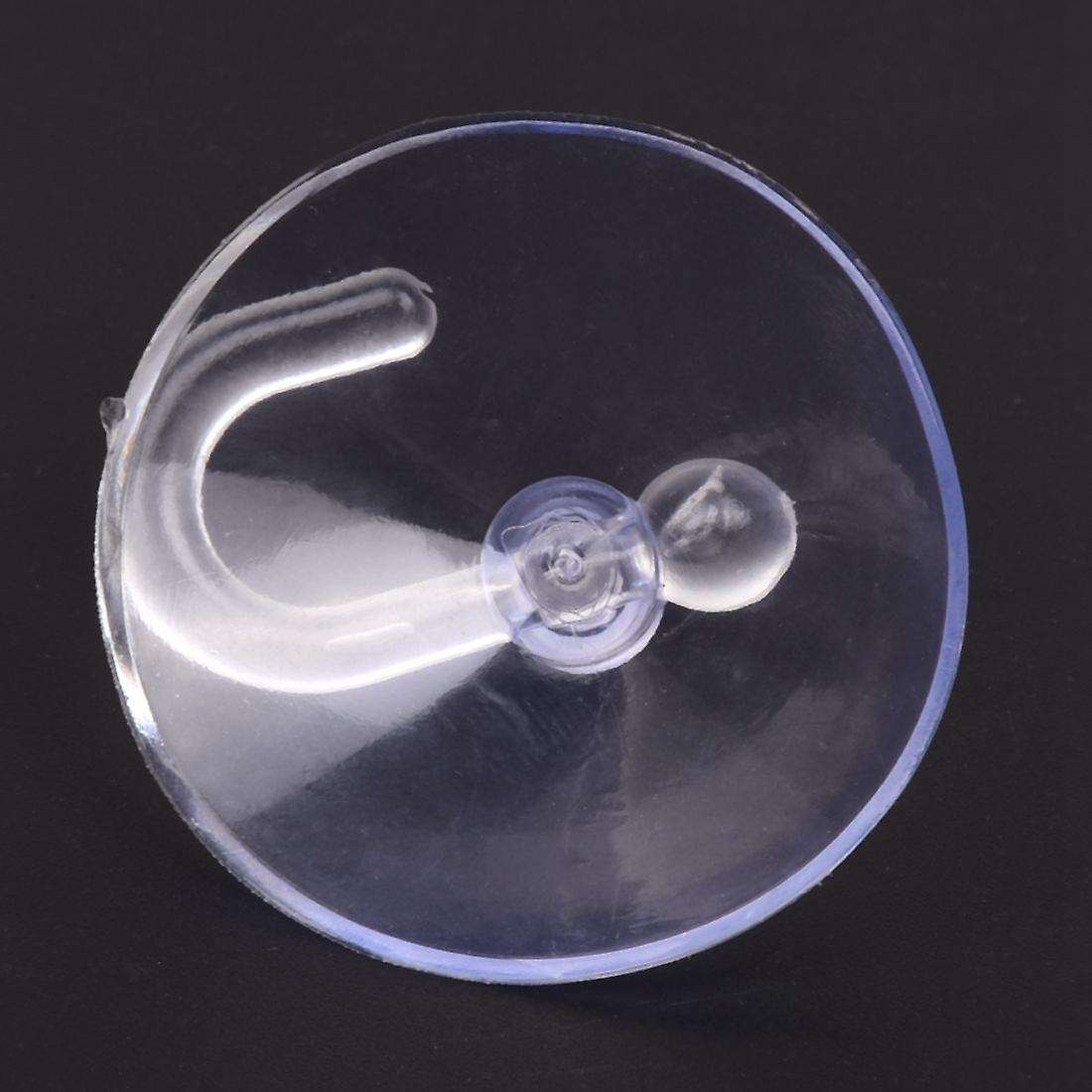 Pvc Plastic Suction Cup Hook 40mm 12 Pcs Clear Blue