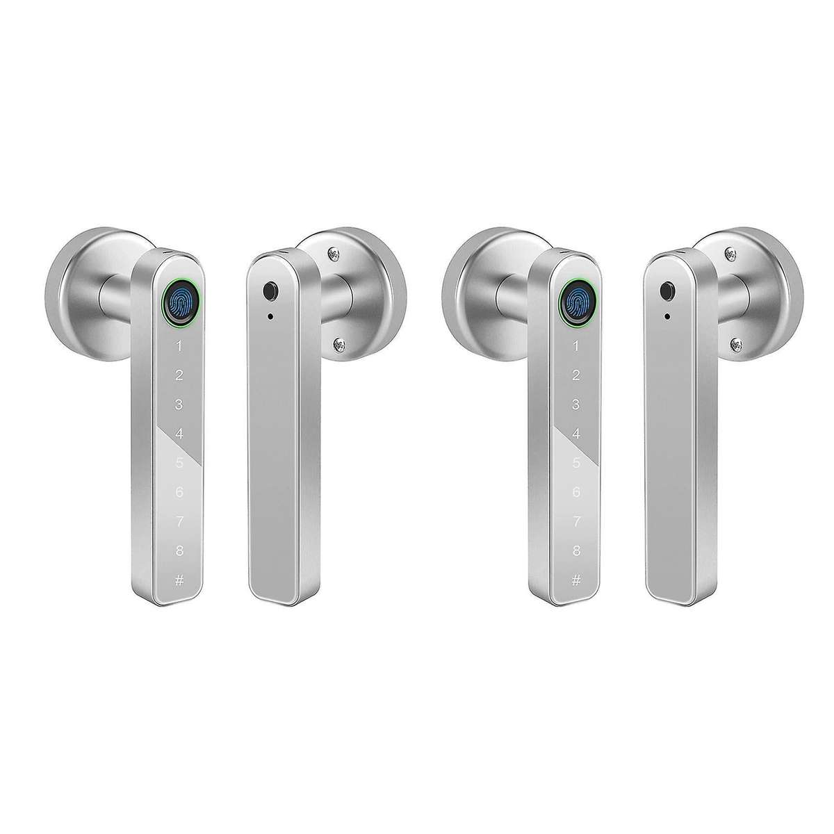 Smart Fingerprint Door Lock , Biometric Door Lock with Handle